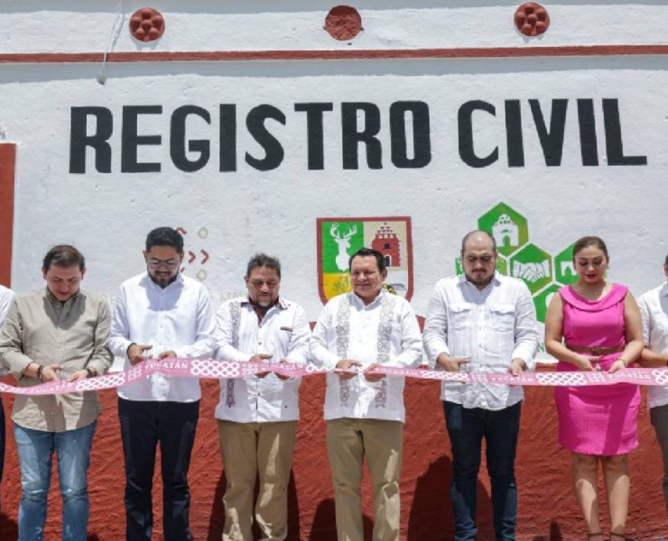 Compromiso cumplido en Yucatán Reabrió el registro civil en Tahmek