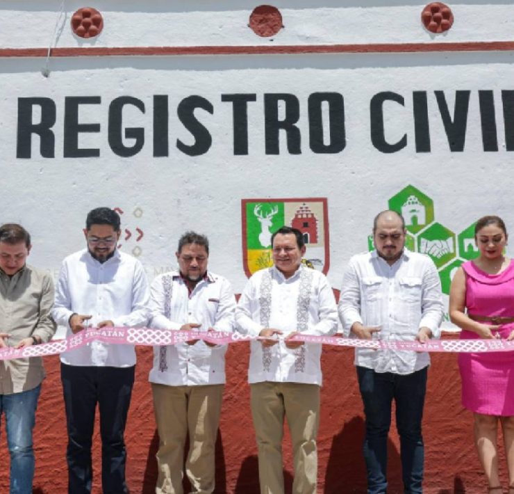 Compromiso cumplido en Yucatán Reabrió el registro civil en Tahmek