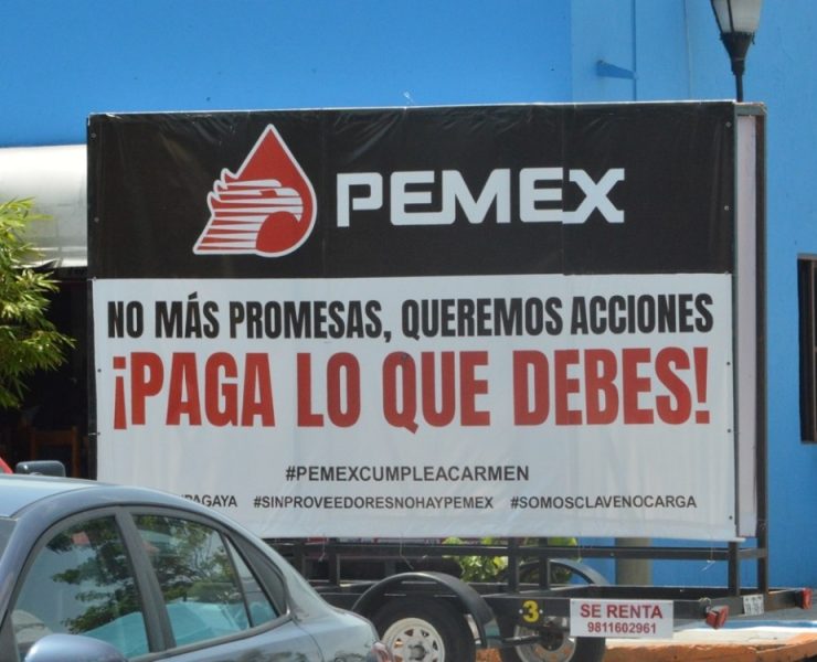 Crisis en Carmen por impago de Pemex