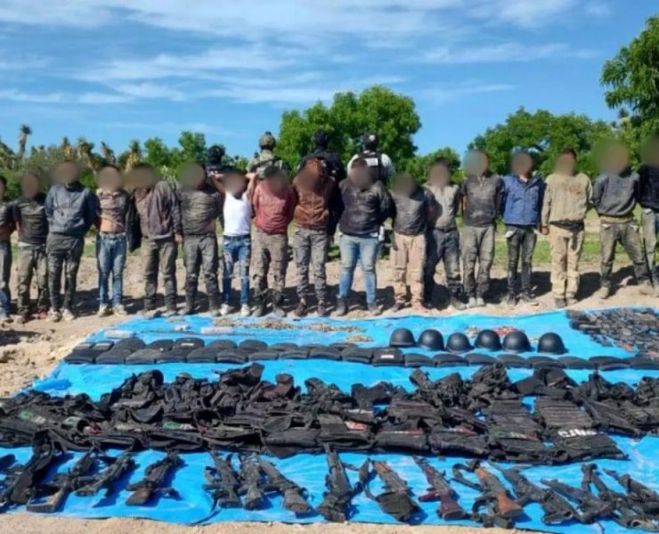 ¡Golpe al crimen! Desmantelan narcocampamento y capturan a 18 en Aguascalientes