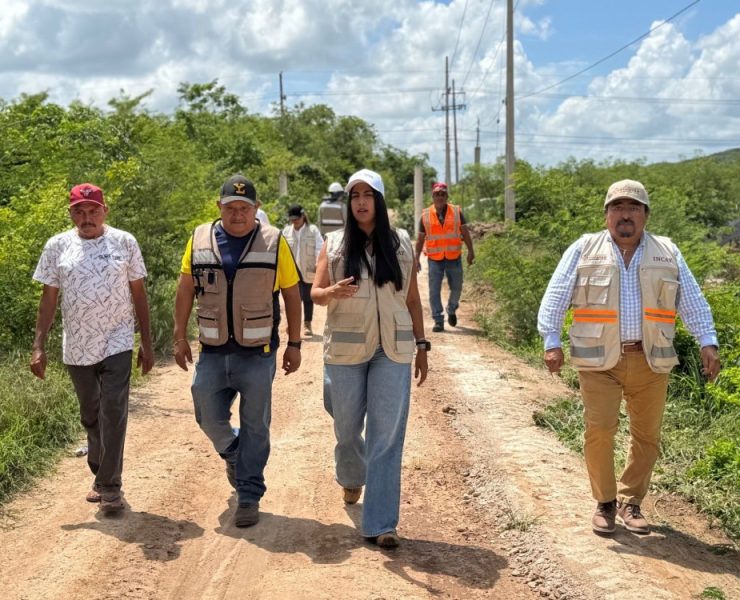 Camino al progreso: Evalúan obras sacacosechas en Sacalum