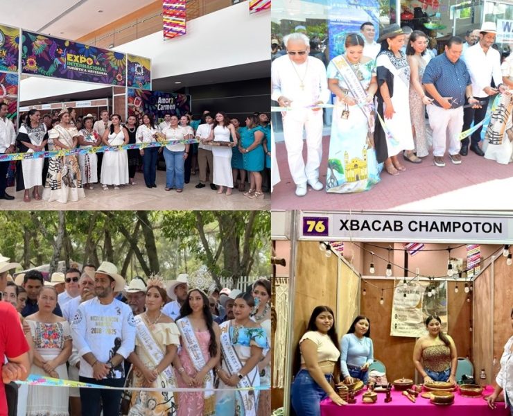 Inauguración de la Expo Turística Artesanal, Comercial y Ganadera, en la Feria del Carmen 2025