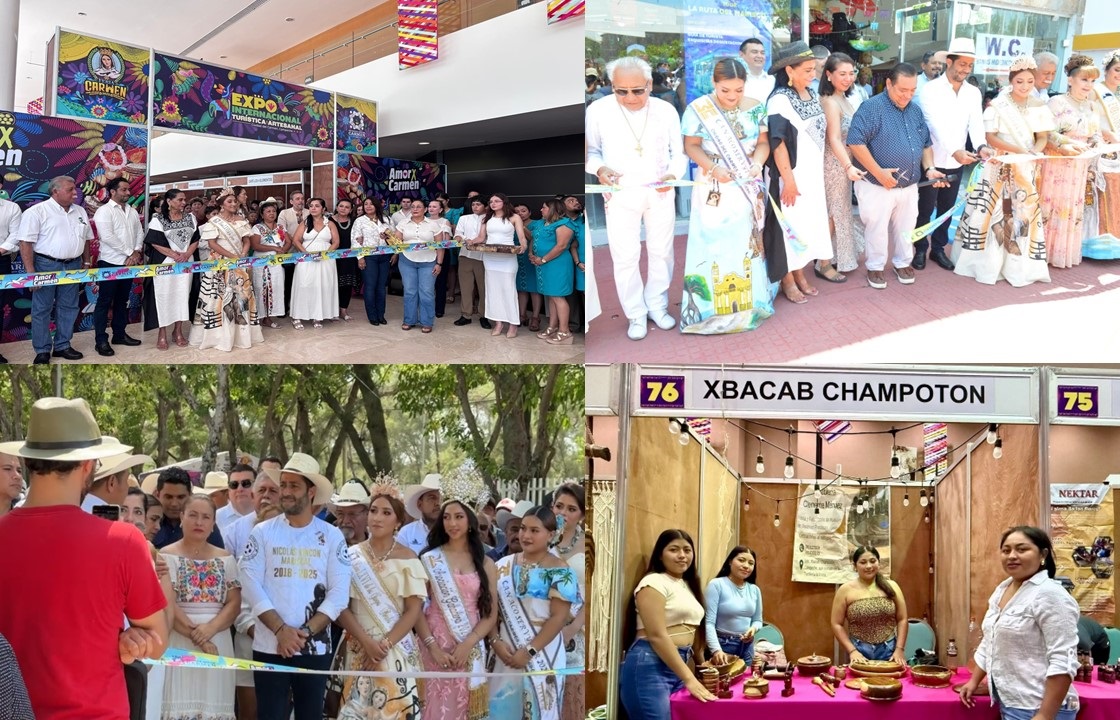Inauguración de la Expo Turística Artesanal, Comercial y Ganadera, en la Feria del Carmen 2025