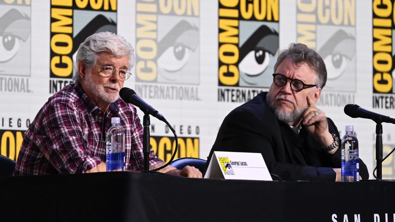 Guillermo del Toro y George Lucas