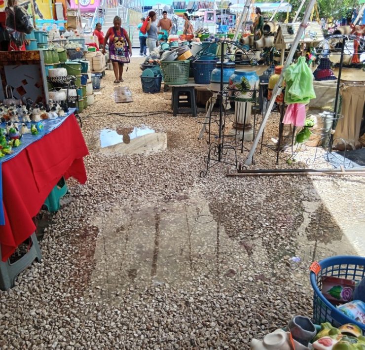Ferieros reportan pérdidas en la Feria del Carmen