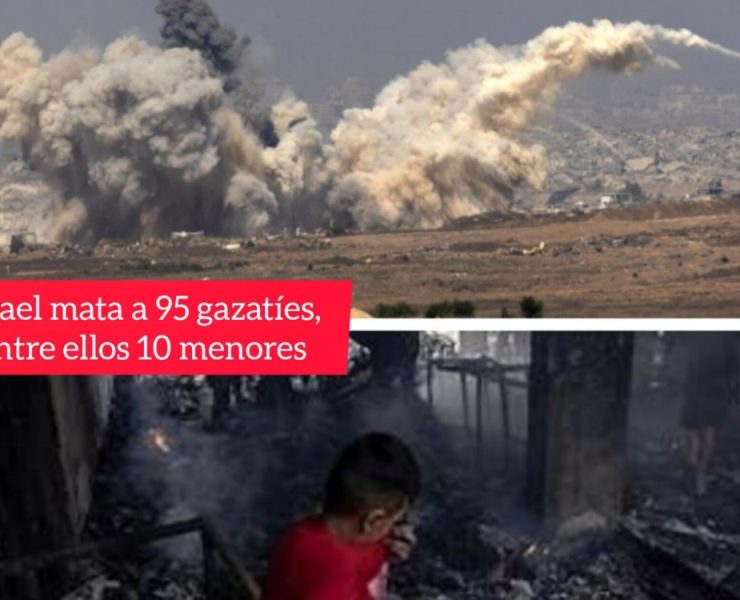 Israel mata a 95 gazatíes en un día incluidos 10 menores que iban a surtirse de agua