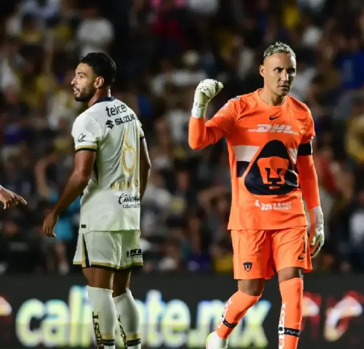Keylor Navas debutó con el pie derecho y Pumas sumó sus primeros puntos