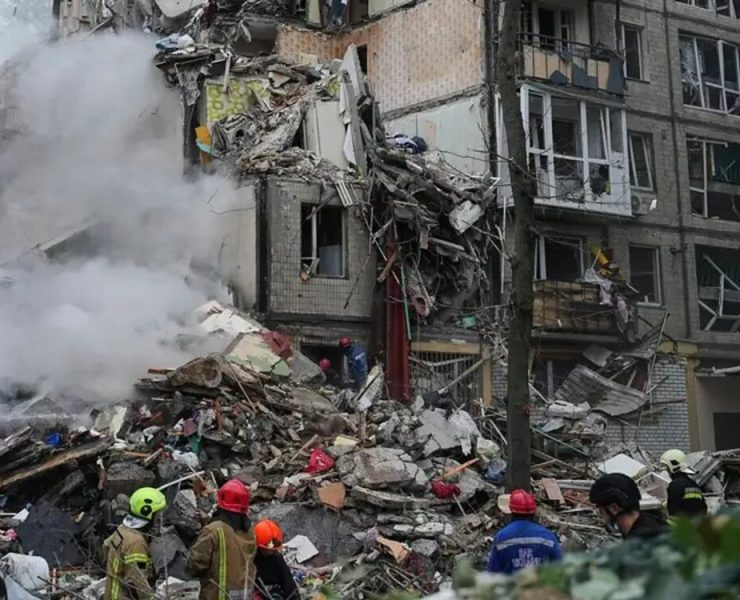 Nuevo ataque masivo en Kiev