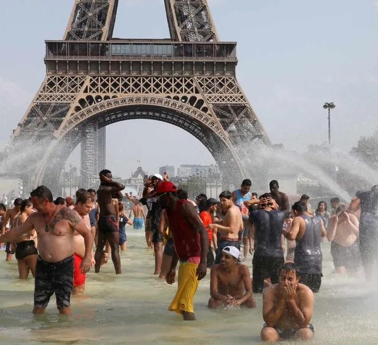 Ola de calor en Francia