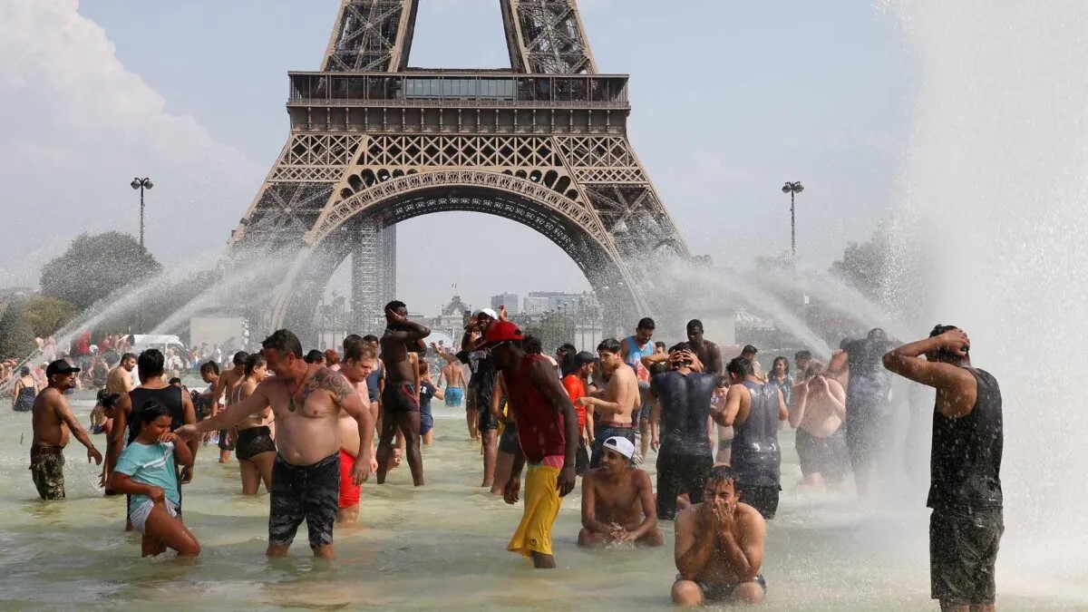 Ola de calor en Francia