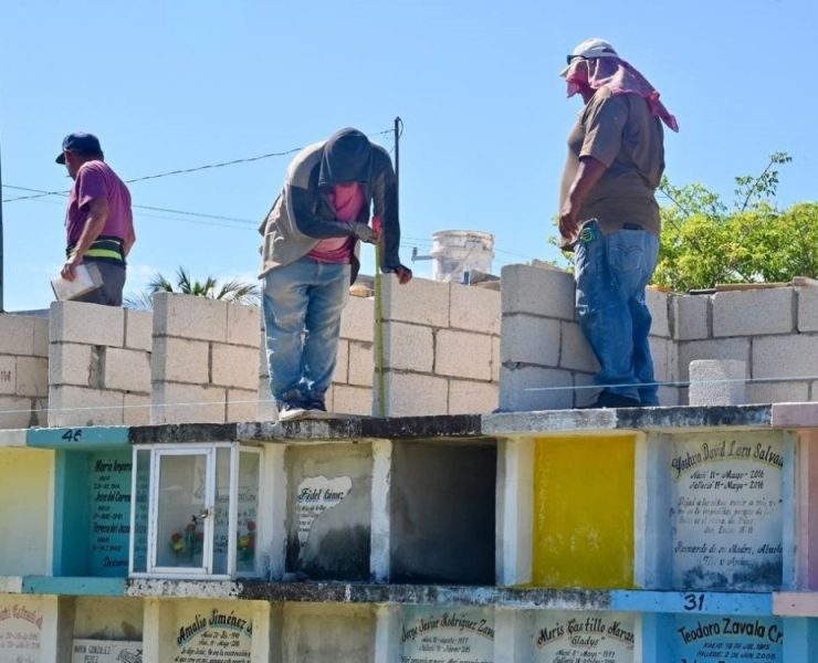 Panteón Colonia de Ciudad del Carmen con 80 % de ocupación