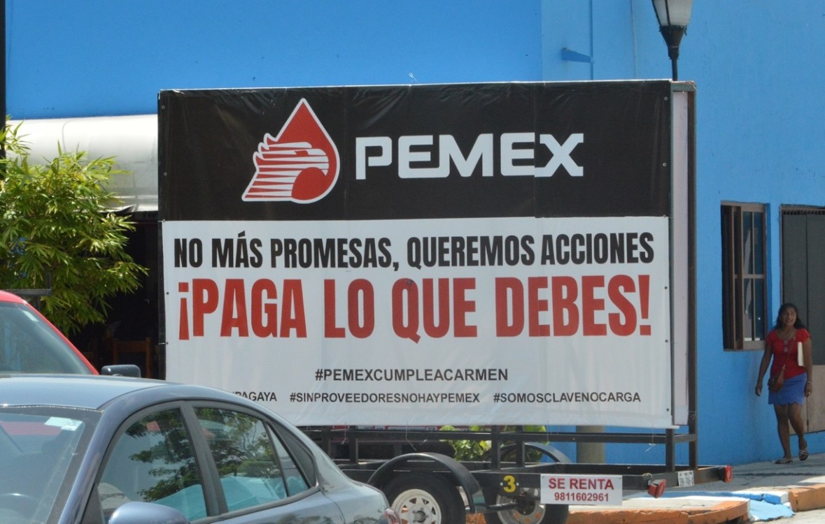 Venció el plazo y Pemex no pagó a los empresarios carmelitas