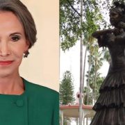 Polémica por estatua de Florinda Meza en Zacatecas