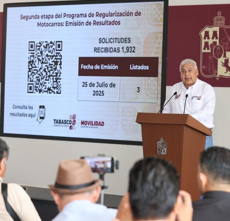 Inicia tercera etapa del Programa de Regularización de Motocarros en Tabasco
