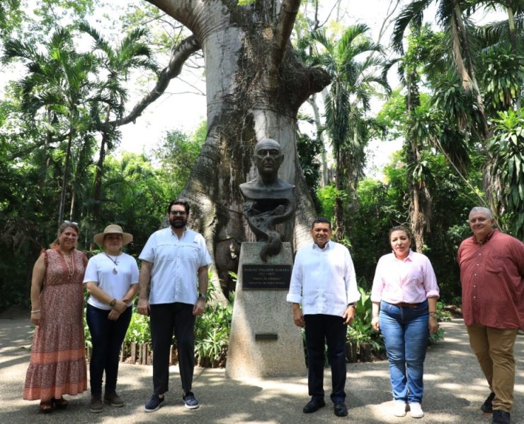 Recorre el gobernador Javier May Rodríguez el Parque La Venta