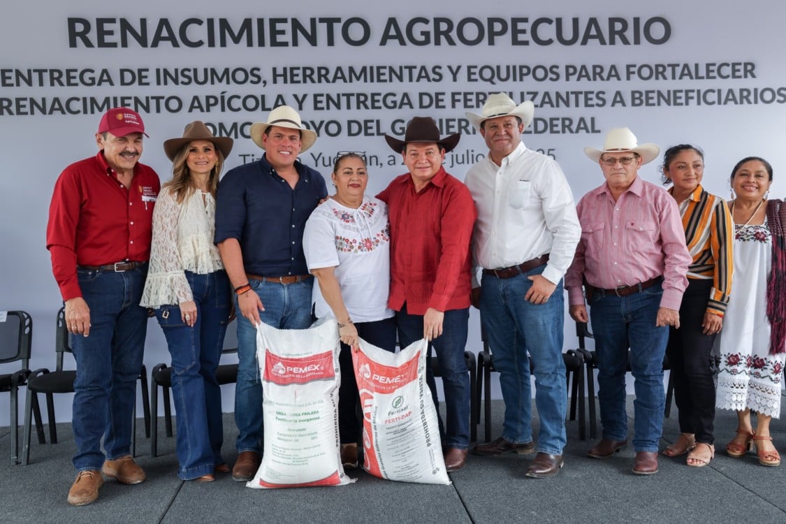 Renacimiento Agrícola llega a Tizimín con histórica entrega de apoyos y herramientas al campo yucateco