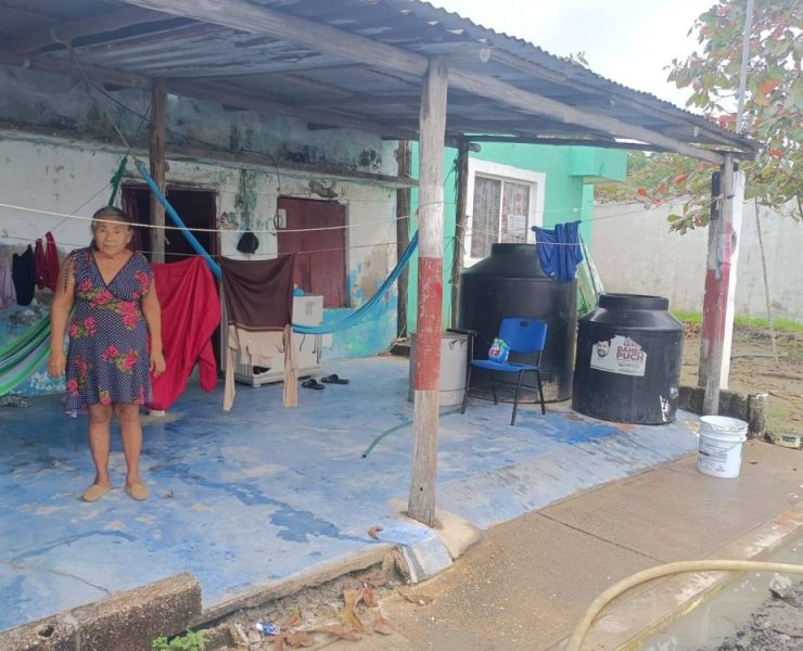 Familias de Atasta carecen de agua potable