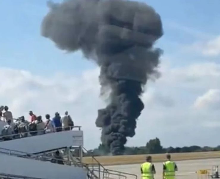 Tragedia aérea en Londres
