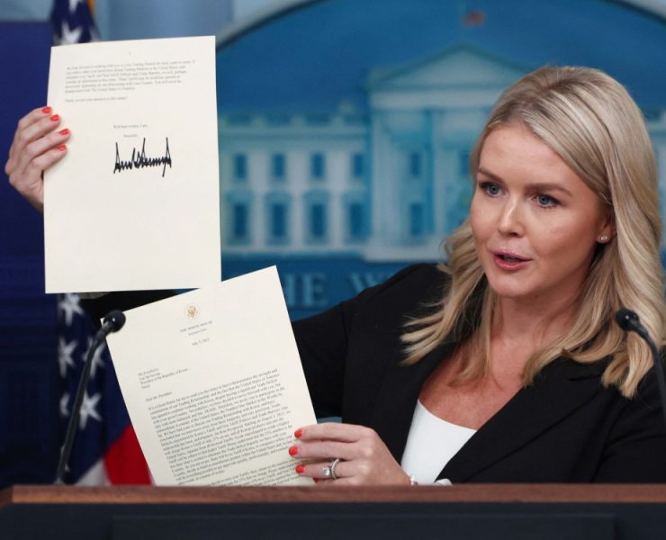 Trump difunde cartas sobre aranceles