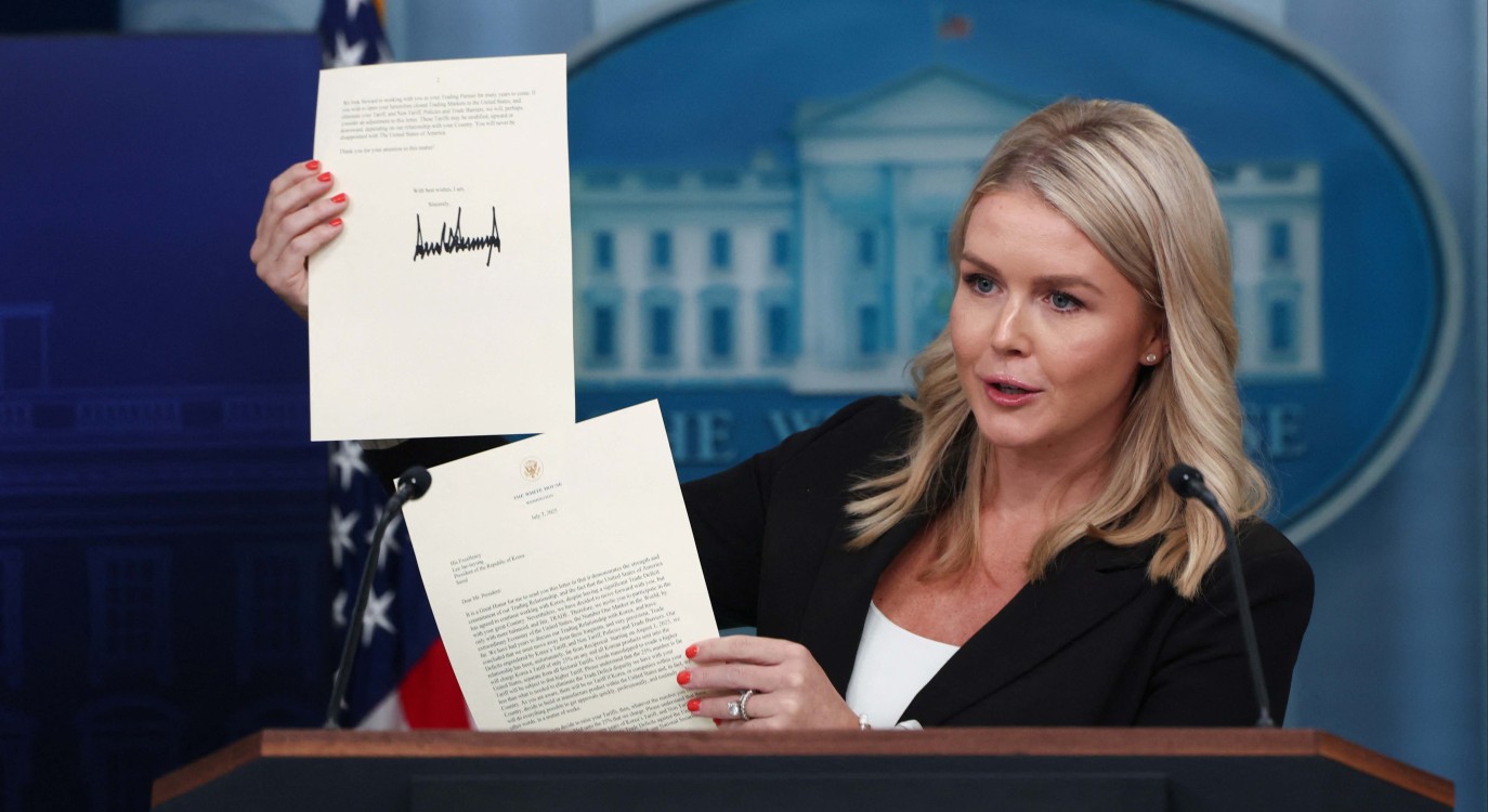 Trump difunde cartas sobre aranceles