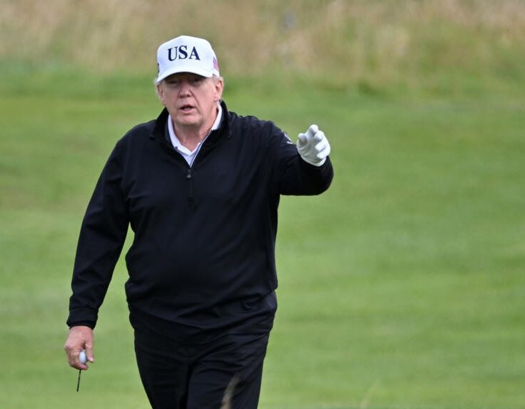 Trump en Escocia