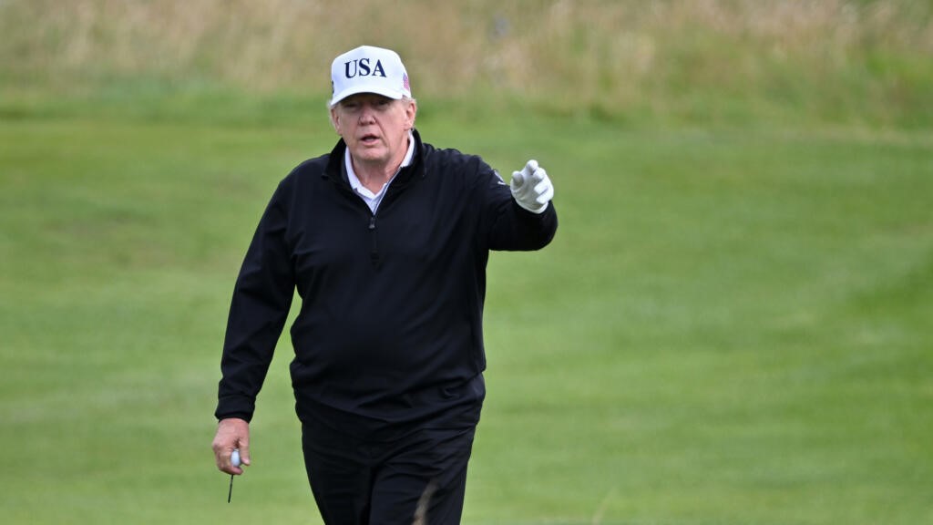 Trump en Escocia
