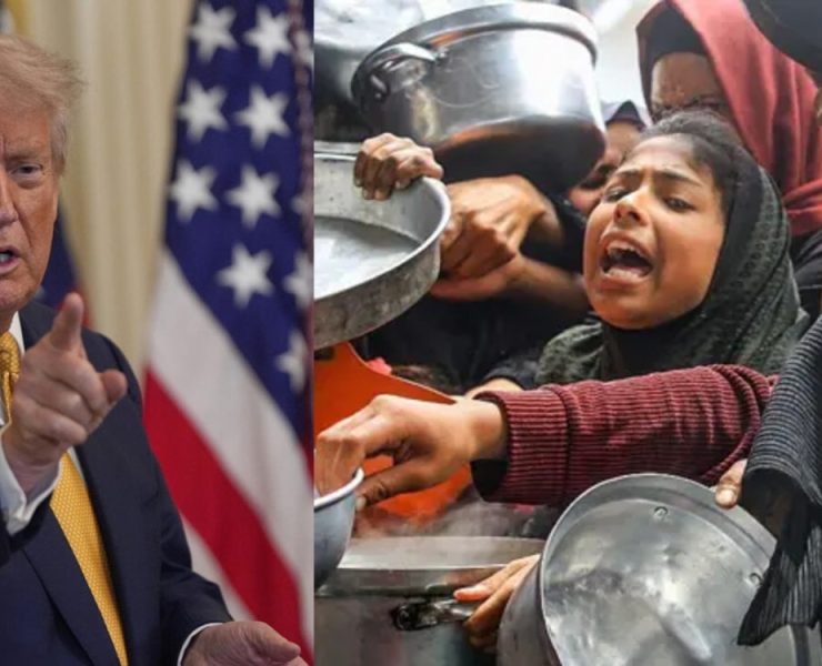 Trump responsabiliza a Israel por la hambruna en Gaza