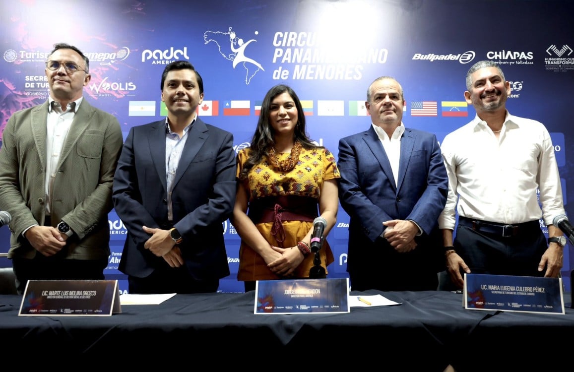 Turismo deportivo impulsa la proyección internacional de Chiapas con el Circuito Panamericano de Pádel