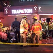 Vehículo arrolló a multitud fuera de club en Los Ángeles