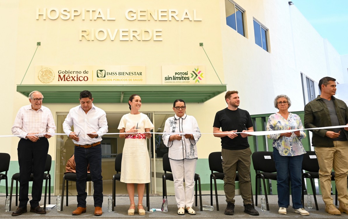 Sheinbaum impulsa red de salud y conectividad para la Huasteca Potosina
