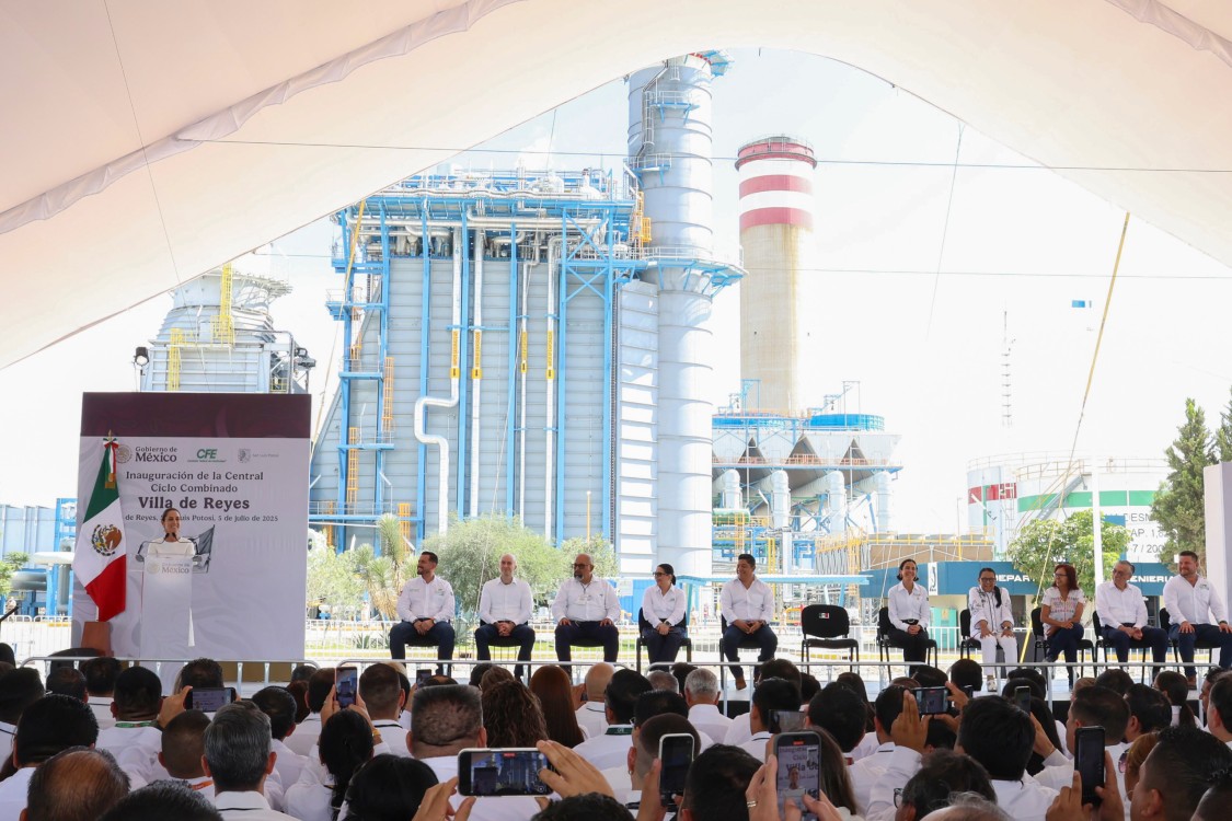 Sheinbaum refuerza la soberanía energética con planta sustentable en San Luis Potosí