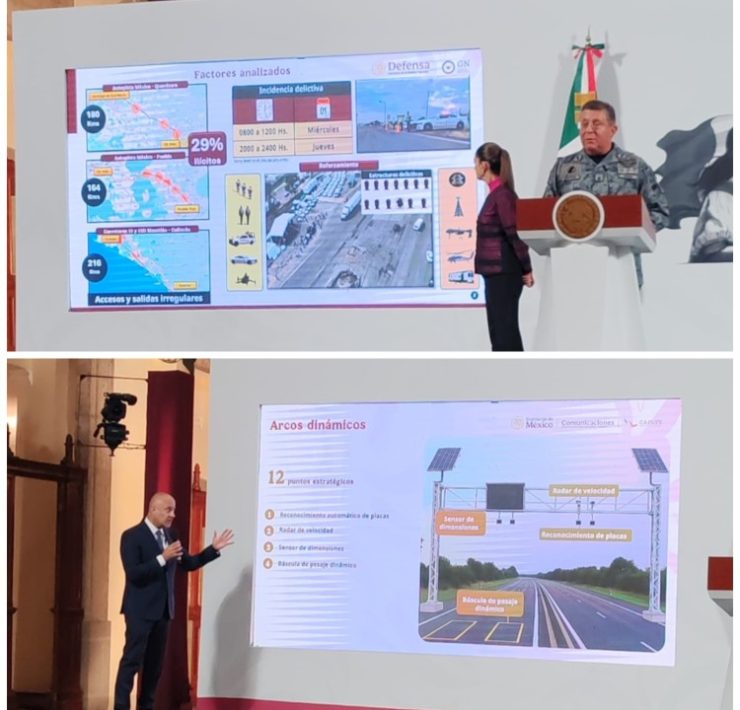 Refuerzan seguridad en carreteras clave con despliegue tecnológico y operativo sin precedentes