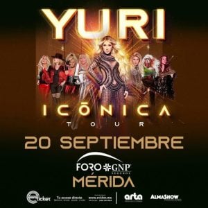 El próximo 20 de septiembre el Foro GNP Seguros recibirá a Yuri para presentar un show totalmente Icónico