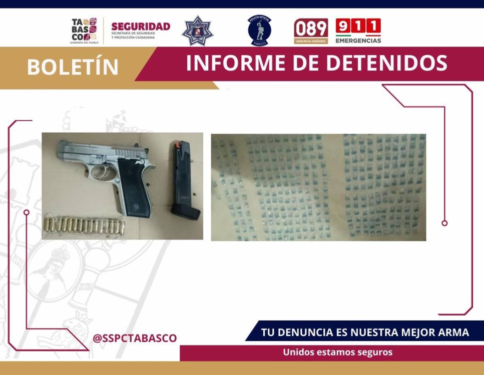 armas y sustancias ilícitas