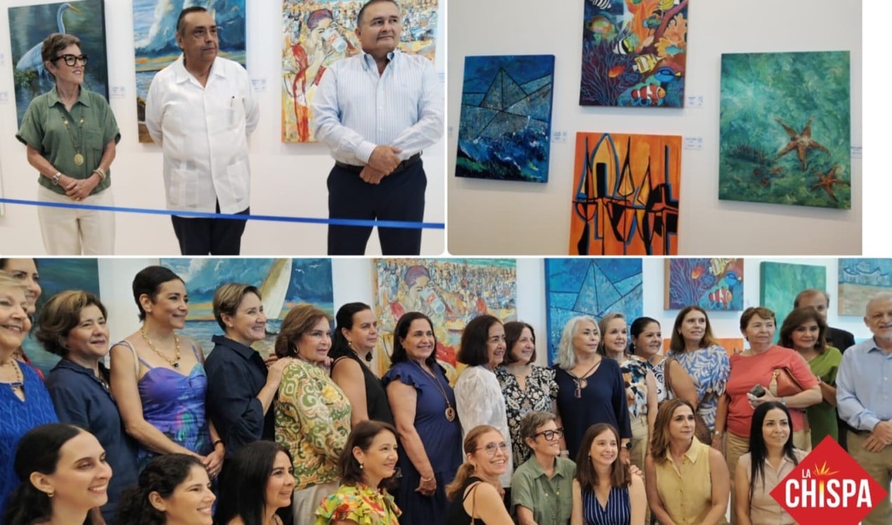 Arte y sol llegan al aerpuerto con “Pinto de Verano” exposición colectiva del Estudio de Arte Sandra Nikolai