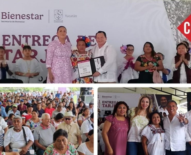 Entrega de tarjetas FAISPIAM para combatir rezago social en Yucatán