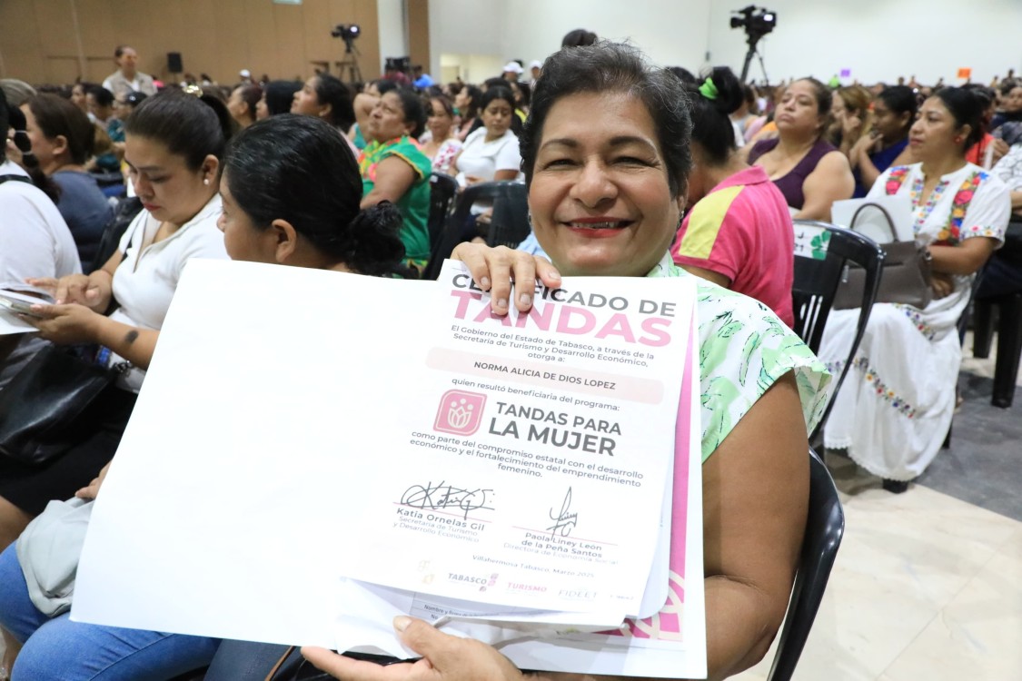 Avanza programa “Tandas para la Mujer”