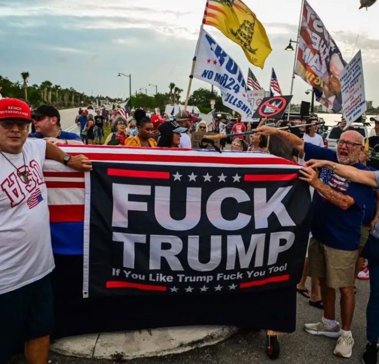 Rechazo masivo a Trump