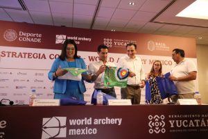 Autoridades deportivas y atletas celebran la apertura del centro en Tijuana, ejemplo de cómo la CONADE impulsa el Tiro con Arco en el norte del país.