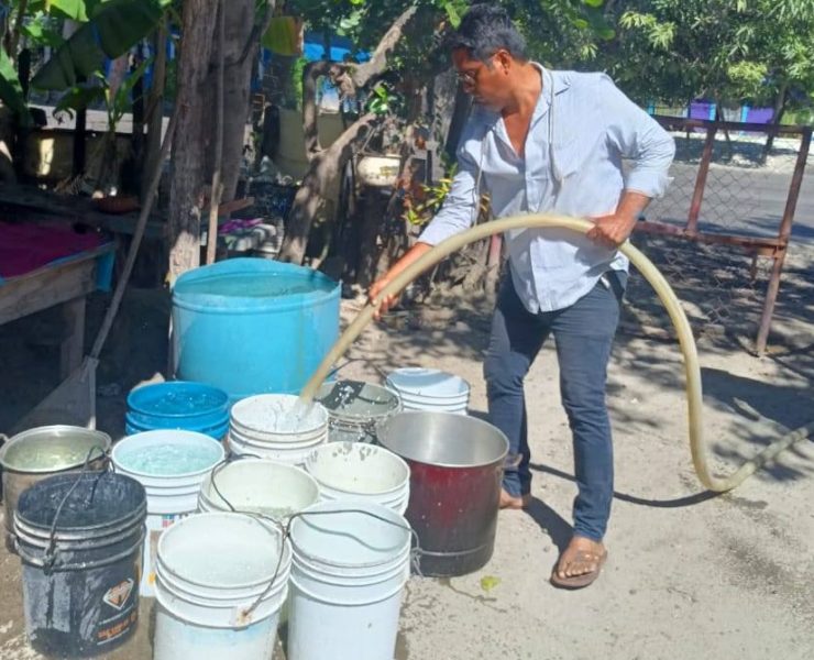 Atastecos amenazan en bloquear la carretera si no les solucionan el desabasto de agua potable