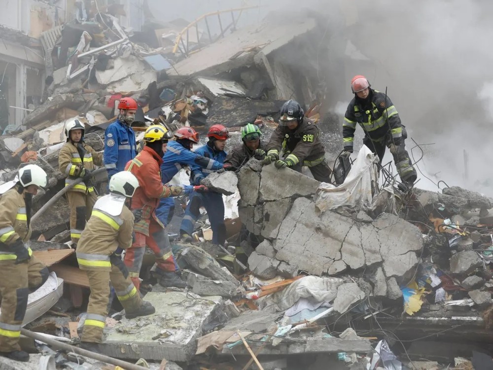 Ataques rusos en Kiev