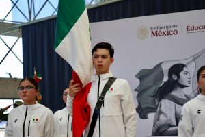 Rommel Pacheco anuncia que CONADE entregará becas por un año a los medallistas mexicanos que participen en los Juegos Panamericanos Junior 2025 en Asunción.