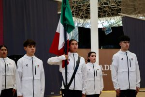 Delegación Mexicana abanderada por Ángela Ruíz y Elan Nuño rumbo a los Juegos Panamericanos Junior 2025.