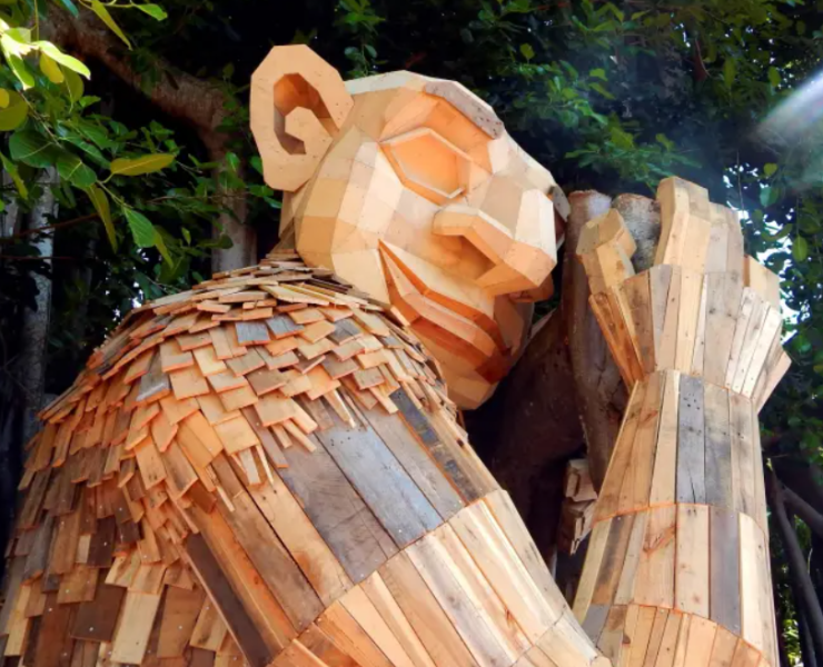 Gigantescos trolls de basura buscan fomentar el cuidado ambiental