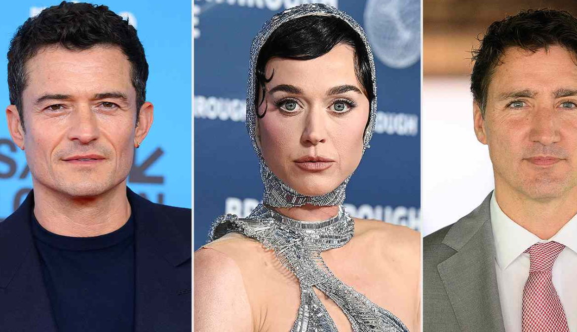 Orlando Bloom reacciona a Katy Perry vista con Justin Trudeau