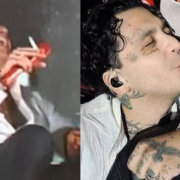 Christian Nodal besa a hombre en pleno concierto y el momento se apodera de las redes