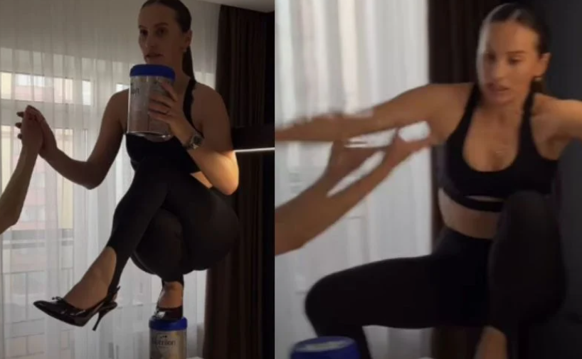 Influencer se rompe la columna por intentar un reto viral de tiktok