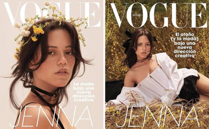 Jenna Ortega en la portada de Vogue México emociona a sus fans