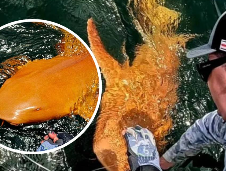 Encuentran el primer tiburón naranja y sorprende a los expertos