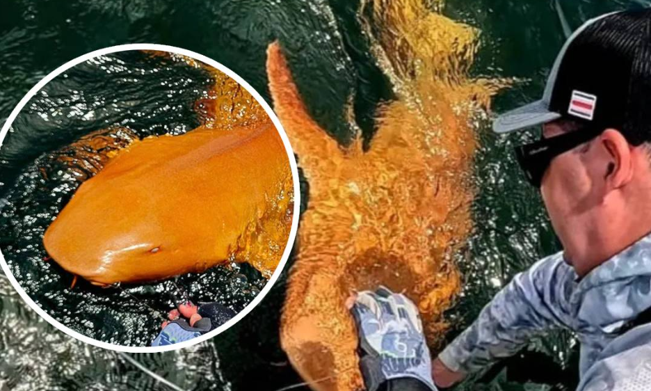 Encuentran el primer tiburón naranja y sorprende a los expertos